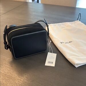 NWT Vince Black Crossbody Purse